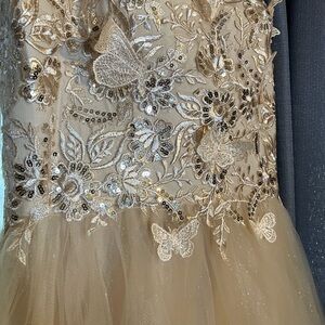 Elegant Floral Embroidered Dress